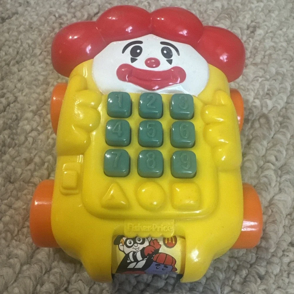 2003 Fisher Price McDonald's Mattel Ronald‎ McDonald Phone Car Toy